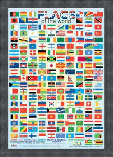 Framed Framed Fun with Flags - Flags of the World